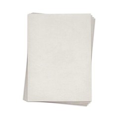 Paquete De Oblea Rectangular Comestible De 100 Piezas, 8 X 11 Pulgadas, Blanco
