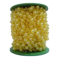 5Meters Shimmering Pearl Garland 3-8mm Crafting String Wedding Bouquet DIY Decor