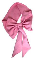 Spandex Chair Sashes Pink Pre Tied Bows Banquet Wedding Party Decoration 10 Pcs