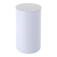 Cylinder Stands For Party-set Of 5 White Cylinder Pedestal Stand Decoration