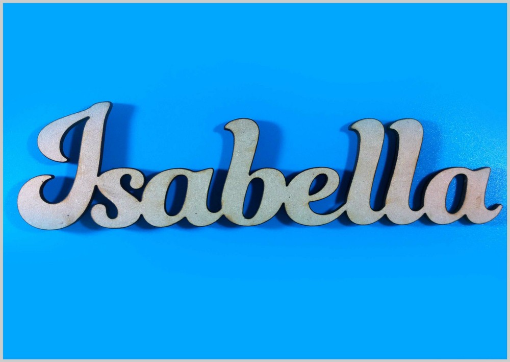Personalised Custom MDF MEDIUM LARGE Wooden Name Plaque Sign Wedding Birthday