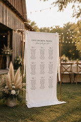 Natural Wood Wedding Sign Stand, Unfinished Minimalist Display Holder