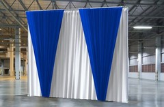 ADJUSTABLE QUICK BACKDROP KIT DOUBLE CROSSBAR 10FT x 10FT PIPE WITHOUT DRAPE