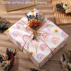 Fuyp Mini Boho Dried Flower Bouquet Set of 6 Natural Dried Flowers Small