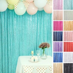 8 feet x 8 feet Sequin Backdrop Curtain Photo Booth Background Party Decorations