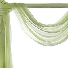 VDS Pack of 4 Panel (30 Inch X 20 Feet) Wedding Arch Draping Fabric Sheer Chi…