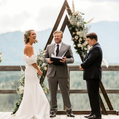 2PCS Rustic Wooden Wedding Arch Stand Background Flower Balloon Banquet Archway
