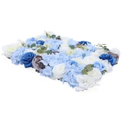 6Pcs Artificial Flower Wall Panel Floral Panel Background Wedding Birthday Decor
