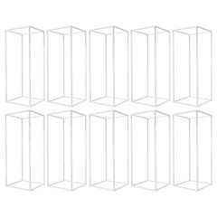 23.6in 10Pcs Tall Gold Metal Flower Stand for Wedding Table Centerpieces Decor