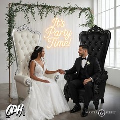 NEW Black or White 6ft King Queen Throne Chair BDSM GOTH Wedding Banquet