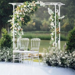 Wedding Arch Garden Arbor Metal Durable Iron for Climbing Plant Outdoor Ceremony