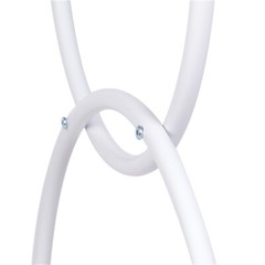 2X Connected Circle Wedding Hoop Stand Arch Blossom Flower Garland Arbor Pillars