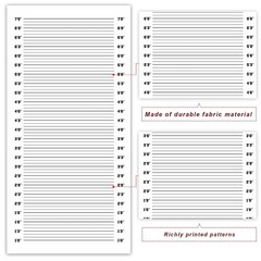 Mugshot Police Lineup Height Charts Banner Backdrop One Size, Multi