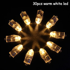 30Pcs/Set White Paper Lanterns Chinese Hanging round Lantern Lamp for Wedding An