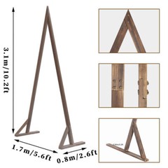 Large Wooden Wedding Arch Venue Decor Backdrop Stand for Garden Church Beach USA