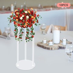 10 Pcs Acrylic Flower Stand Wedding Centerpiece Bouquet Backdrop Decor HOT