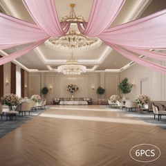 Wedding Ceiling Draping, Backdrop Curtains for Party Ceremony Stage Decoration