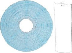 4″6″8″10″12″14″16″18 Round Paper Lanterns Lamp Wedding 4″/10CM, Baby Blue