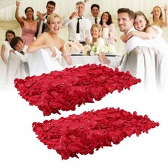 12pcs Red Flower Wall Panel Backdrop For Wedding Party Decor Easy To Use
