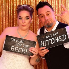 Rustic Wedding Photo Booth Props 24 Designs Double Sided Waterproof Decorations