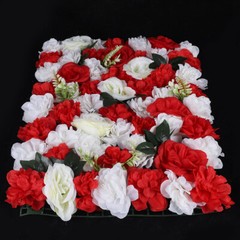 12PCS Silk Flower Wall Panels for Wedding and Event Decoration