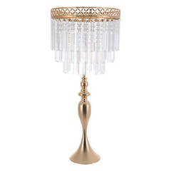 31.49” Tall Flower Holder for Wedding Crystal Flower Stand, Weddings Decoration
