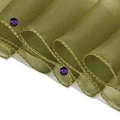 100 Olive Green Organza Chair Sash Bows for Wedding Party Event Decor, Free Ship