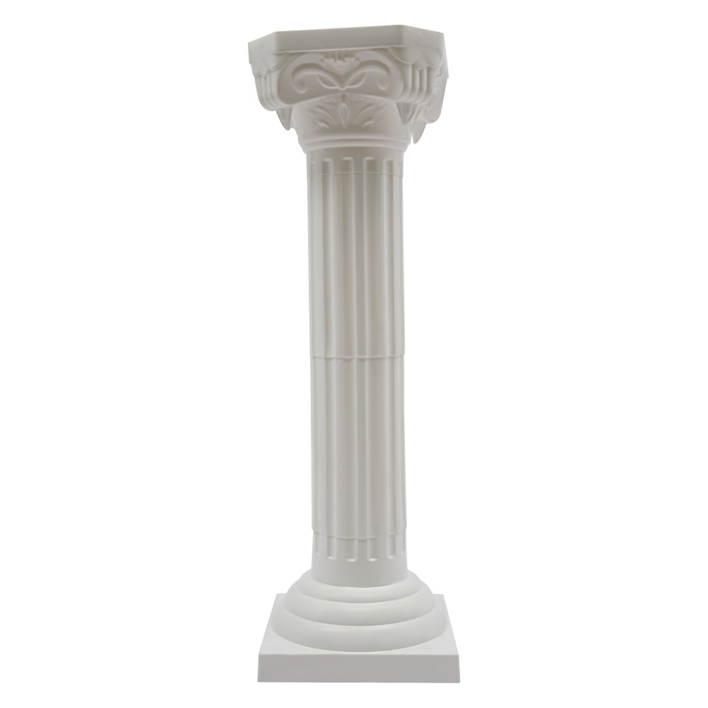 White Roman Pillar Columns Set of 4 European Style Event Decor Model 1607