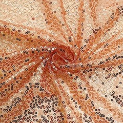7.5 ft BLUSH Metallic Sequin Round Backdrop STAND COVER Party Events Decorations