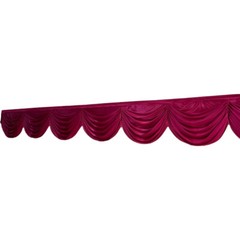3/6M Long Tassel Faux Silk Swag Drape Panel Party Stage Event Background Decor