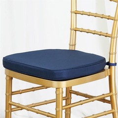 Navy Blue POLYESTER CUSHION for CHIAVARI CHAIR Wedding Ceremony Decoration