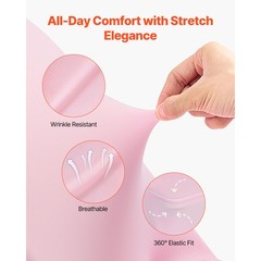 Uimoso 50PCS Pink Stretch Spandex Chair Covers for Weddings, Parties, and Dining