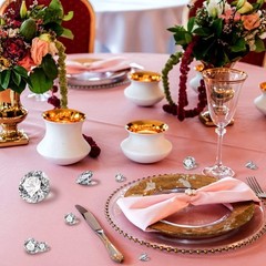 Hicarer 800-Piece Diamond Decorations – Acrylic Diamond Table Scatter Crystal…