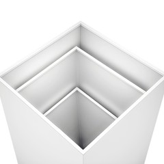 3 PCS Display Pedestal Stands White Square Tall Pedestal Stands Pedestal Wedding