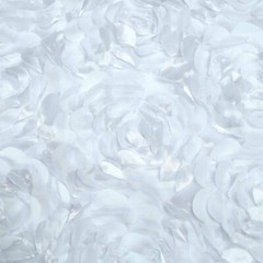 White Satin Rosette SPANDEX Stretchable Banquet CHAIR COVER Wedding