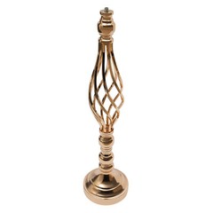 Gold 10Pcs Crystal Acrylic Flower Stands Vases 21.7in Wedding Centerpieces Decor