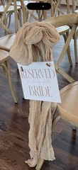 Reserved Signs For Bride Family And Groom Family