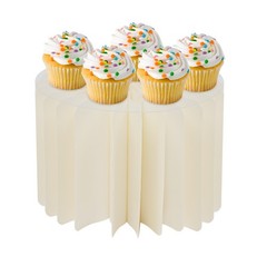 10*Foldable Cardboard Centerpiece Display Cylinder Flowers Stand Columns Display