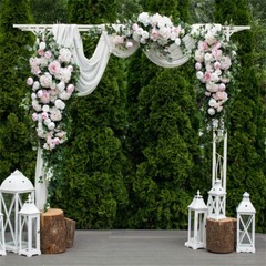 Wedding Arch Garden Arbor Metal Durable Iron for Climbing Plant Outdoor Ceremony