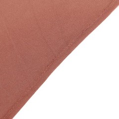 10 Terracotta Spandex CHAIR SASHES with Silver Round Buckles Wedding