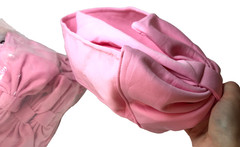 Spandex Chair Sashes Pink Pre Tied Bows Banquet Wedding Party Decoration 10 Pcs