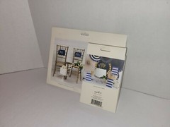 Wedding Decorations Chair Signs Navy Mr. & Mrs. and 24 Table Numbers Set of 2