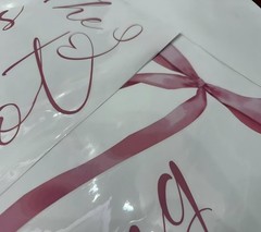 She’s Tying The Knot Decal – Bachelorette Pink Bow Sign Decor Decal, Bridal S…