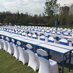 10/25/50/100x Spandex Stretch Chair Sashes Bows Band Wedding Party Banquet Decor
