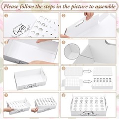 2 Sets Wedding Petal Cones for 60 Guest – Biodegradable Real Petals 300