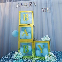 2 pcs 12″ Transparent Balloon Boxes Wedding Party Home Decorations Events Sale