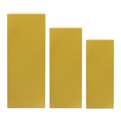 3 Pcs Metal Display Pedestal Stands, Display Pillars For Birthday Party Wedding