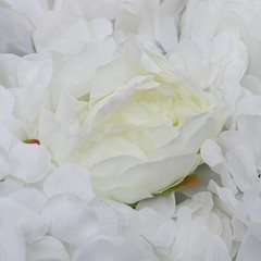 23″ x 15″ Silk Artificial Hydrangea Flower Wall Panels Wedding Decoration 6Pcs