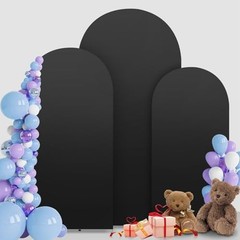 Arch Backdrop Cover 3-Piece Set Stretch Spandex 4ft 5ft 6ft | Wrinkle-free