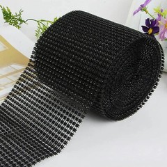 Multicolor Crystal Rhinestone Ribbon Tape Diamond Mesh Gift Decorations